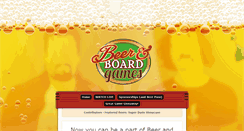 Desktop Screenshot of beerandboard.com